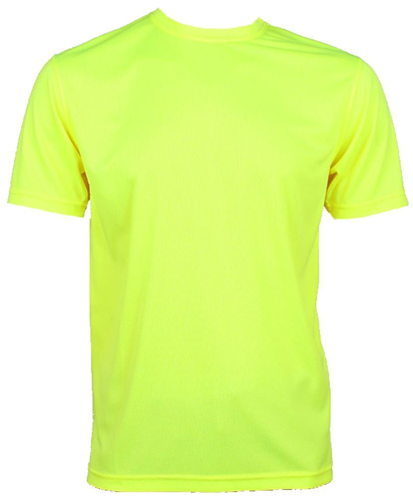 coole-fun-t-shirts T-Shirt NEON T-SHIRT Leuchtende Pink Farben Neongrün, Orange, XXL Herren Neon Gr. Neongelb, S