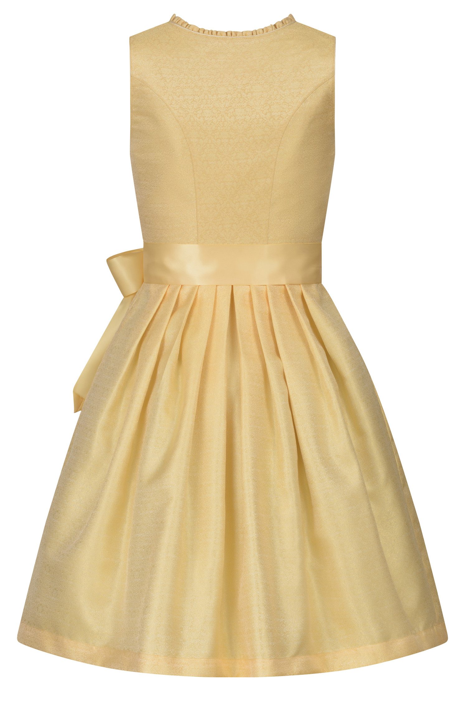 Nübler Trachtenkleid Midi Dirndl Gundula in Gelb von Nübler günstig online kaufen