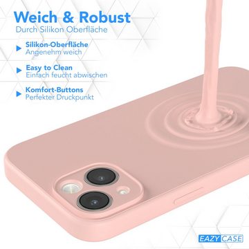 EAZY CASE Handyhülle TPU Hülle für Apple iPhone 14 6,1 Zoll, Hülle mit Kameraschutz Bumper Case silikonschutzhülle Rosa / Altrosa