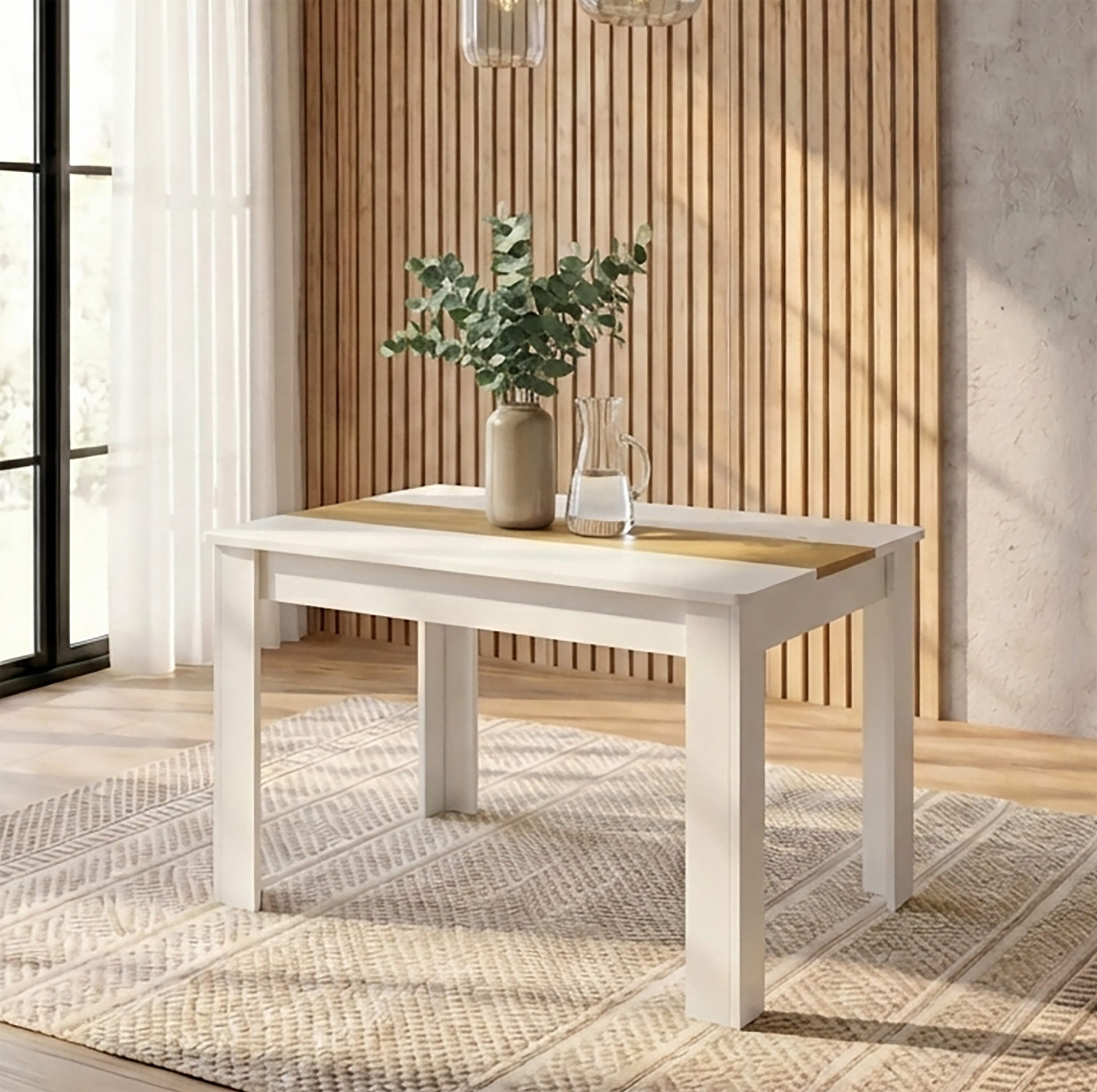 VCM Esstisch Esstisch Küchentisch B. 140 x T. 80 cm Disalo