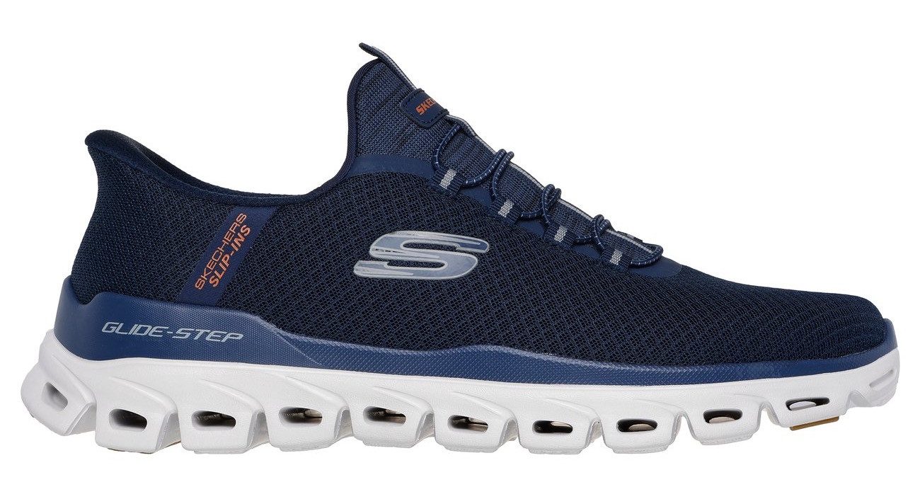 Skechers GLIDE-STEP Slip-On Sneaker Schlupfschuh, Freizeitschuh, Trainingsschuh mit praktischem Gummizug