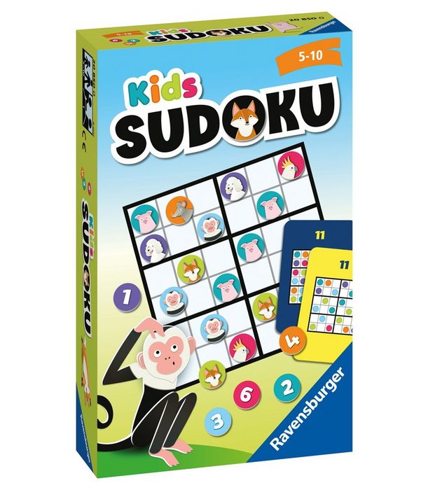 Ravensburger Spiel Ravensburger Mitbringspiel Denkspiel Kids Sudoku 20850