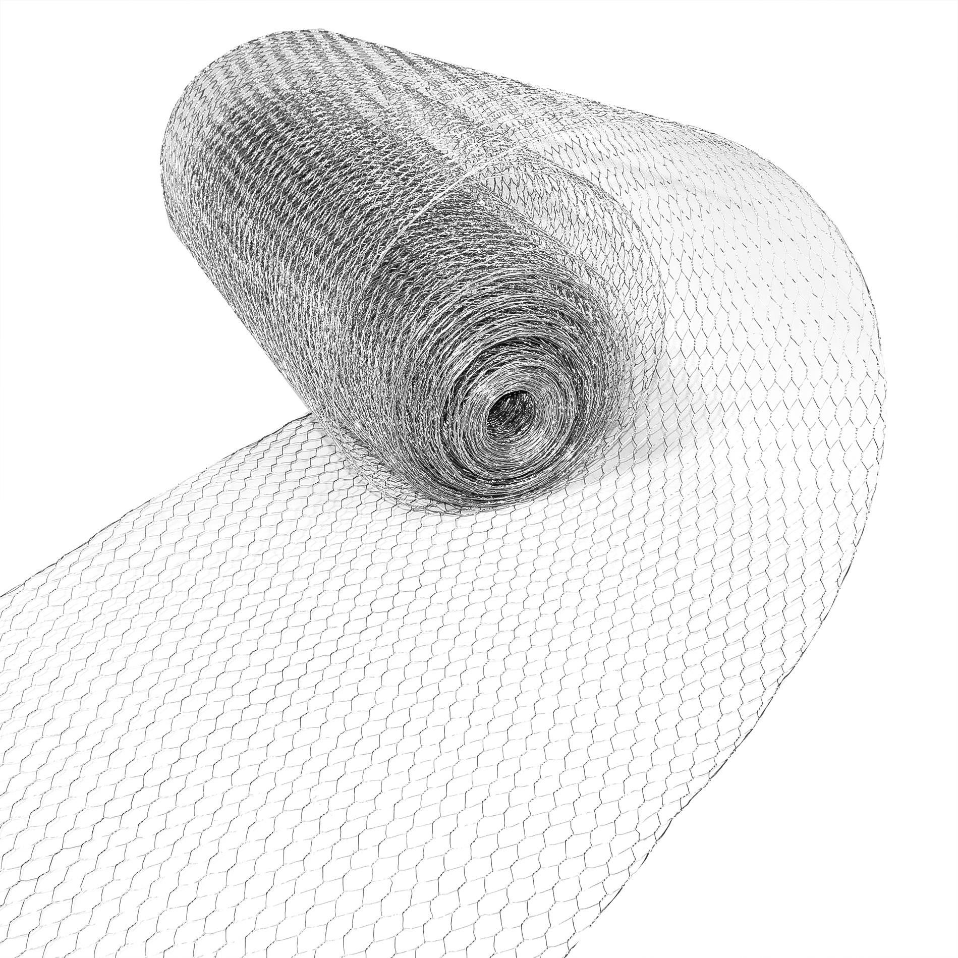 ESTEXO Gartenzaun Sechseckgeflecht Volierendraht Hasendraht 1,20 x 10 m Drahtzaun Zaun