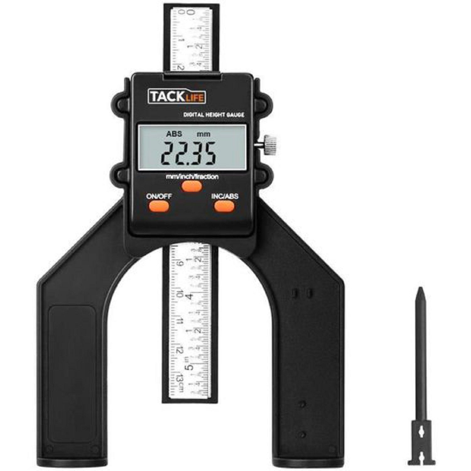 TACKLIFE Messschieber, Digital Tiefenmesser LCD 80mm Digitalanzeige