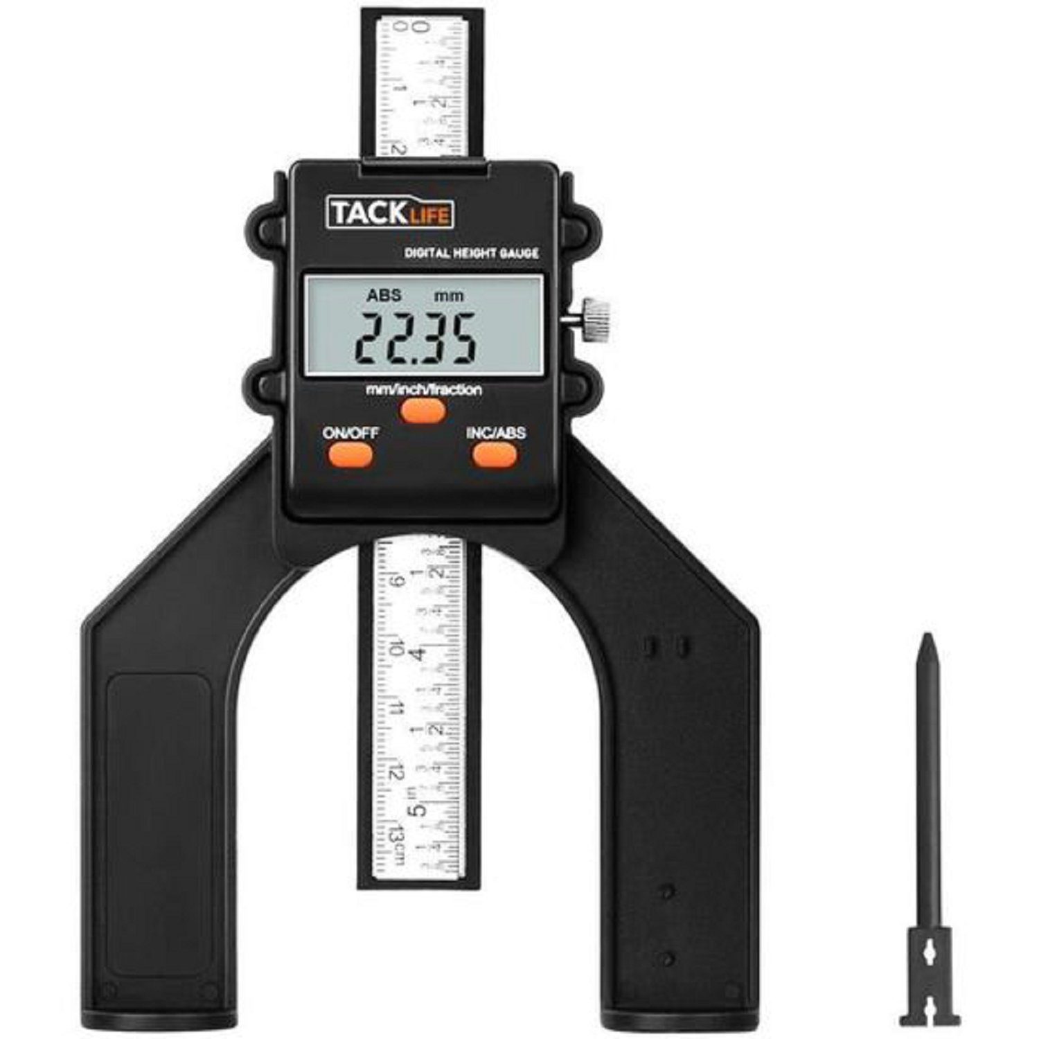 TACKLIFE Messschieber 80mm Digital Tiefenmesser mit LCD Digitalanzeige