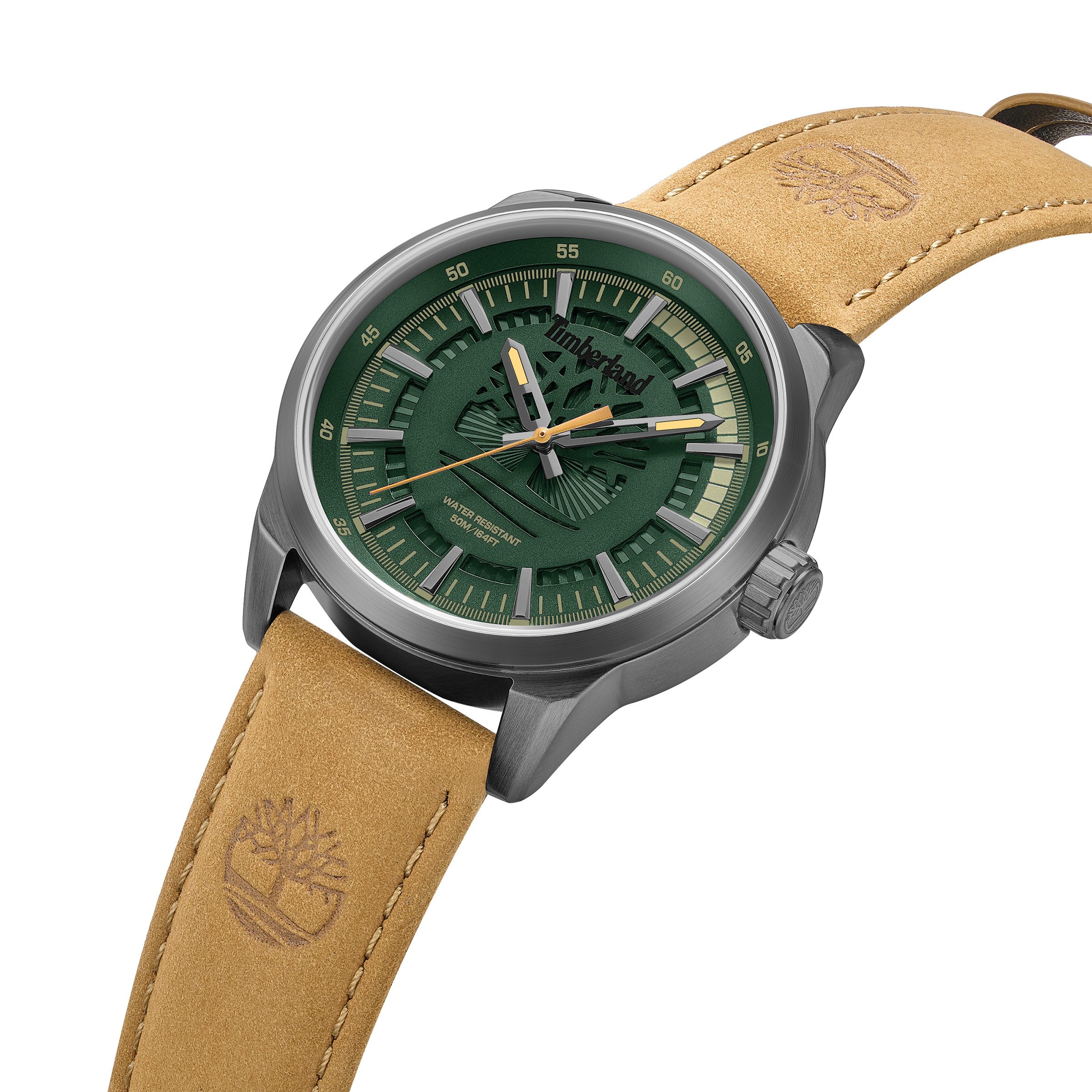 Timberland Quarzuhr Lanigan TDWGA0083201, Armbanduhr, Herrenuhr, Lederarmband, analog