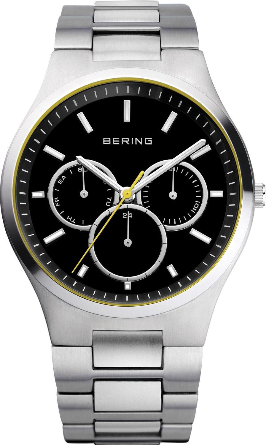 Bering Quarzuhr Bering Classic 13841-702 Herrenarmbanduhr flach & leicht, flach & leicht