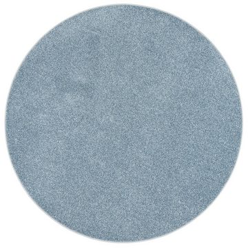 Veloursteppich Hochflor Velours Teppich Luna Mix Rund, Snapstyle, Rund, Höhe: 16 mm