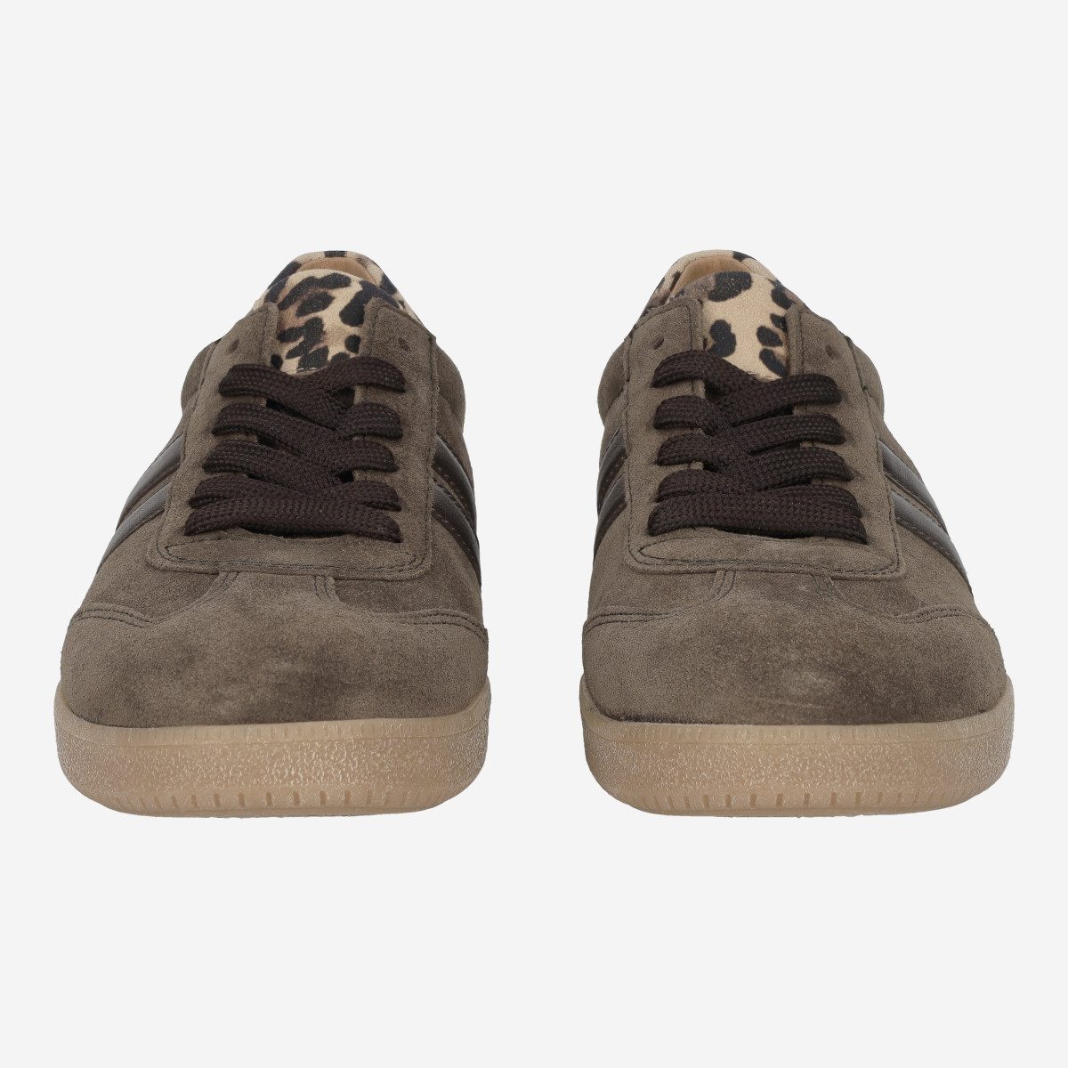 Gabor 3.300.18_7, Sneaker in Braun / Leo-Look für Damen Sneaker