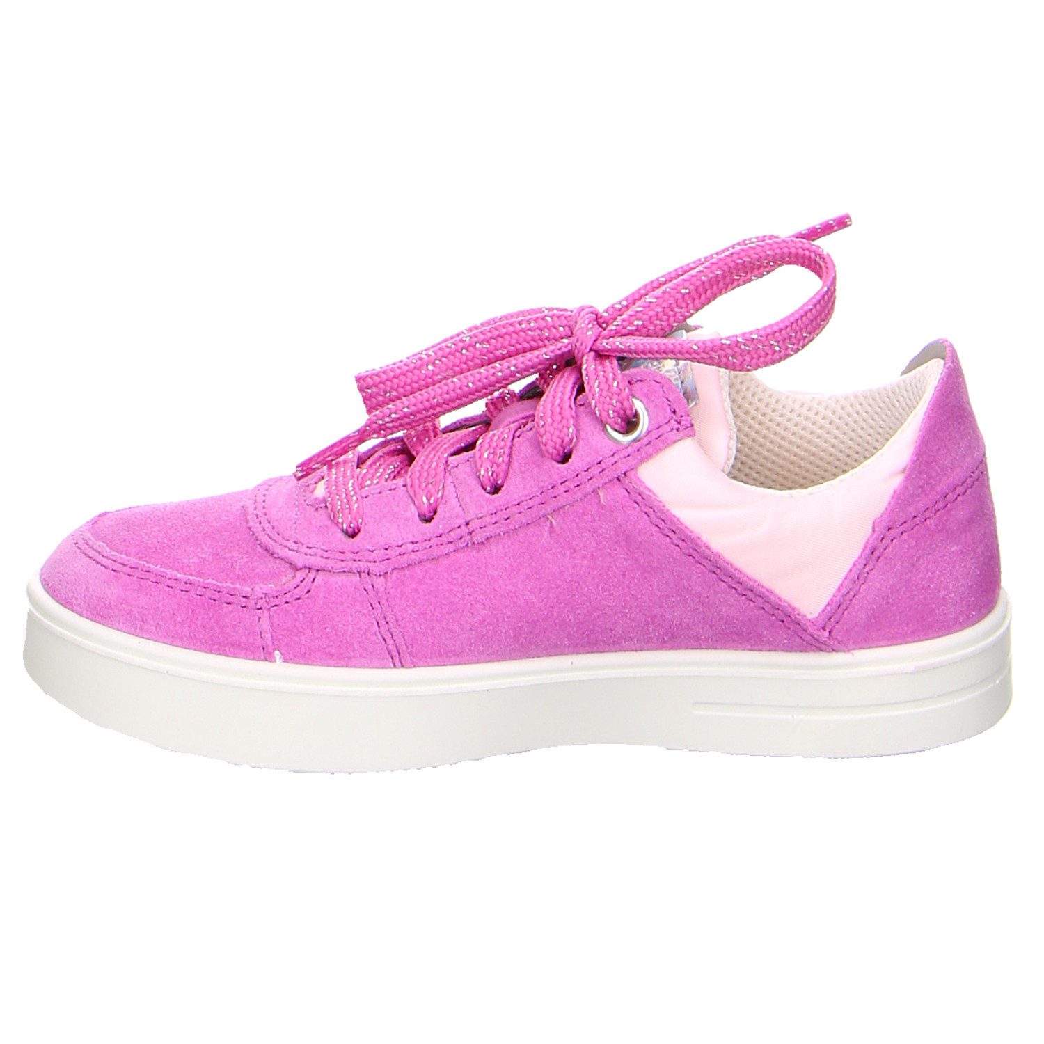 Superfit Superfit Velour Schnüschuhe Mädchen blau Klettschuh