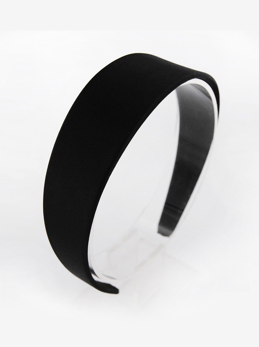 axy Haarreif Breiter Haarreif mit Satin bezogen, Vintage Klassik-Look Damen Haareifen Haarband