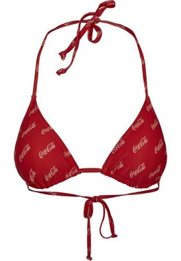 Merchcode Bügel-Tankini Merchcode Damen Ladies Coca Cola Logo AOP Bikini