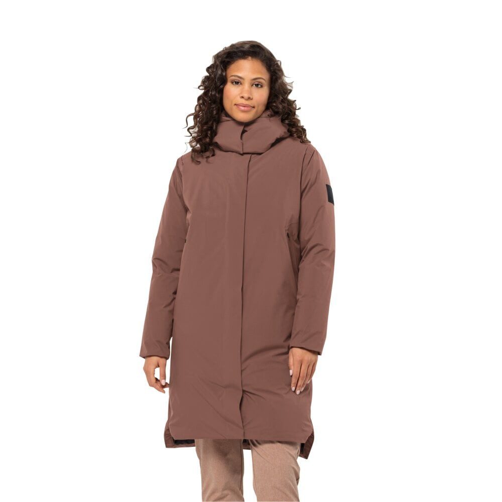 Jack Wolfskin Daunenmantel Luisenplatz Coat (wasserdicht, winddicht) rotbra günstig online kaufen