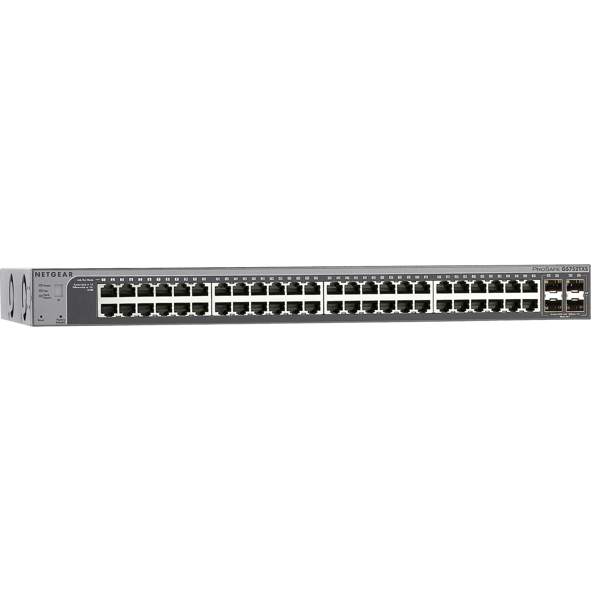 NETGEAR Netgear 48-Port Gigabit Smart Switch GS752TX, Netzwerk-Switch