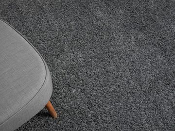 Hochflor-Teppich My Shaggy, Myflair Möbel & Accessoires, rechteckig, Höhe: 37 mm, Shaggy, Uni-Farben, leicht glänzend, Microfaser, extra flauschig