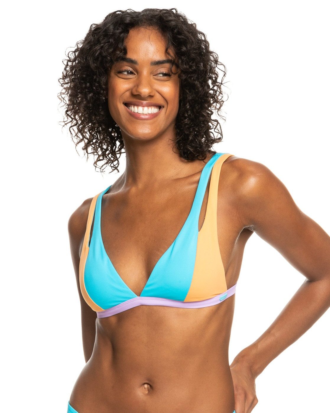 Roxy Triangel-Bikini-Top Colorblock Party