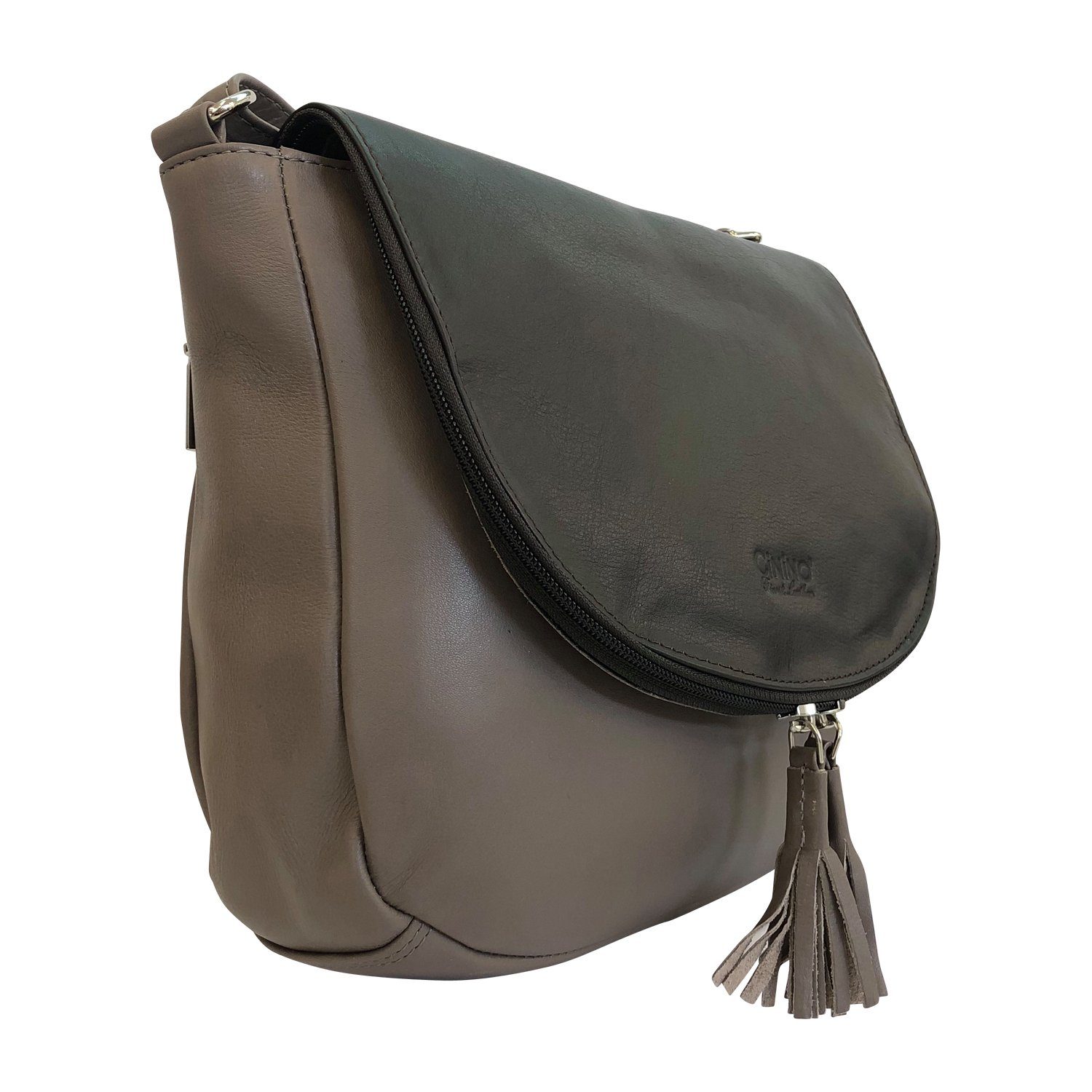 Cinino Handtasche Ella, Ledertasche Umhängetasche günstig online kaufen