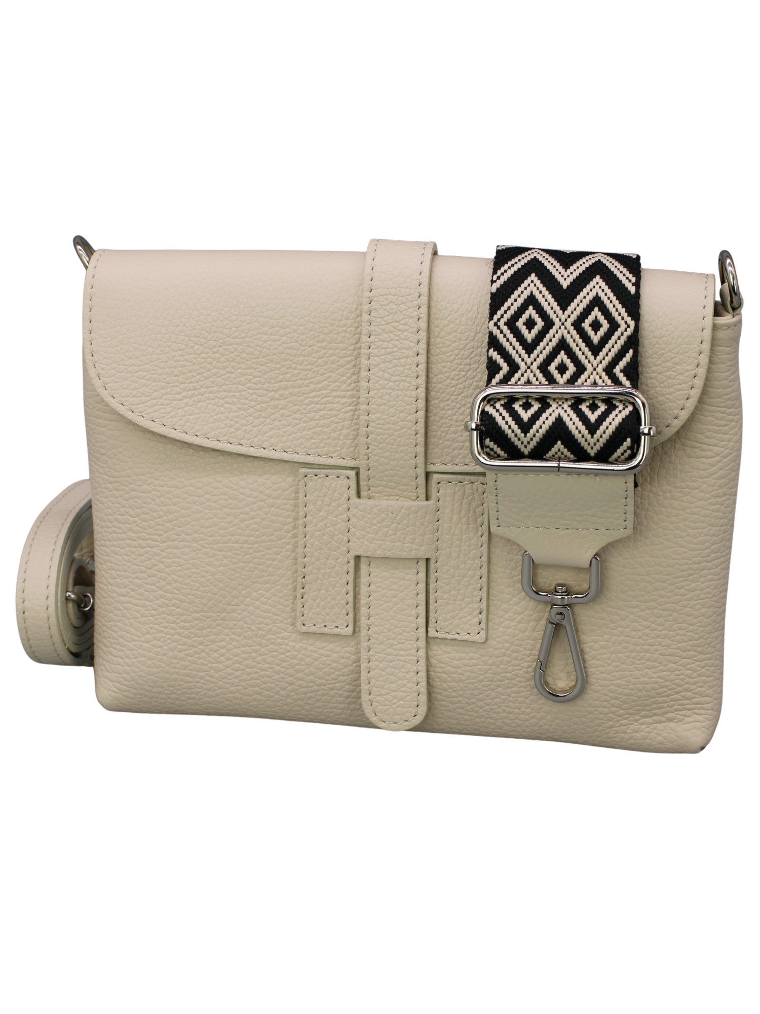 Adel Bags Schultertasche Helen Umhängetasche aus echtem Leder mit 2 verstellbaren Riemen