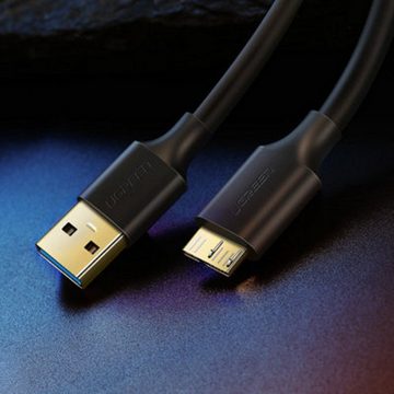 UGREEN Kabel USB-A - Micro USB-B 3.0 5Gb/s schwarz (US130) USB-Kabel