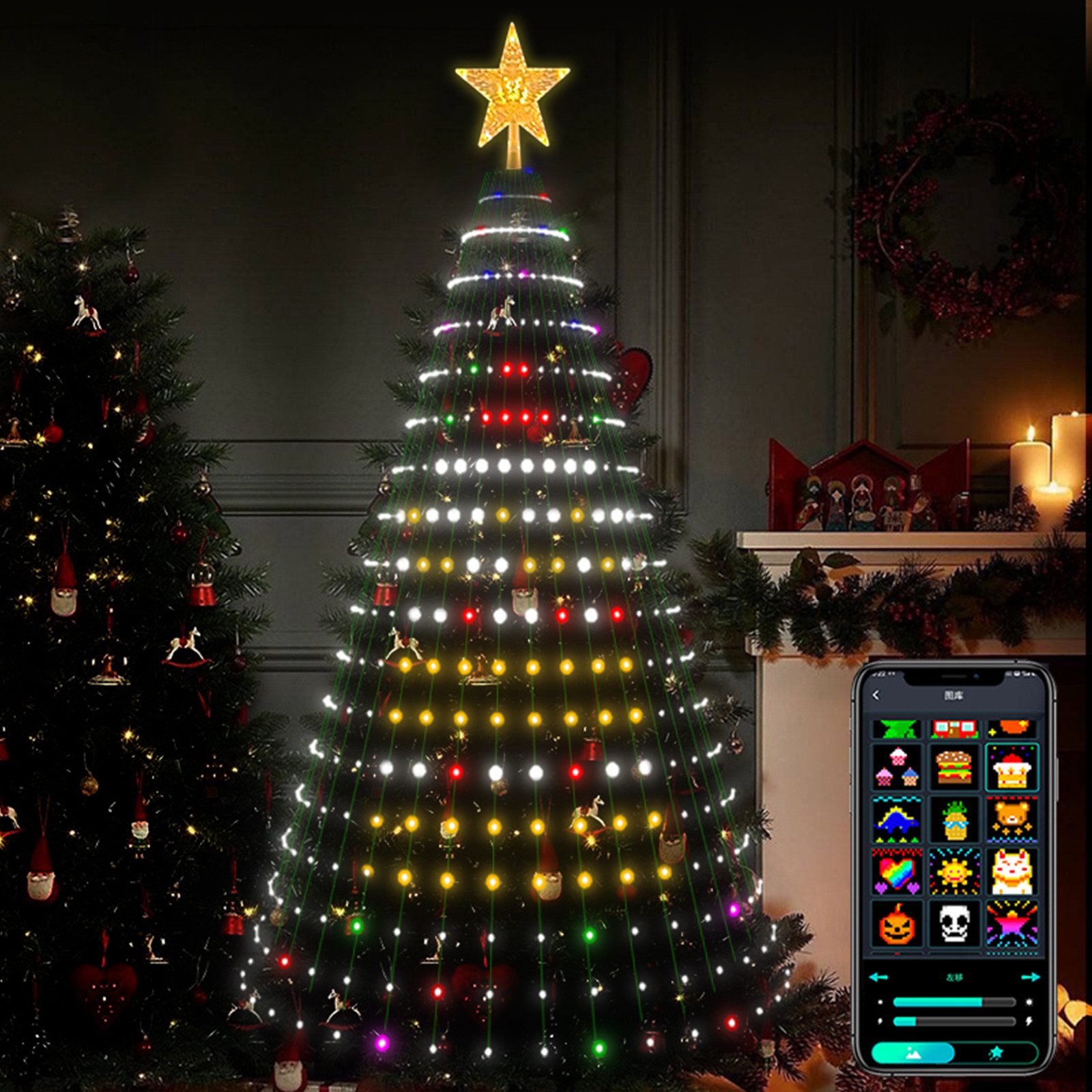 PRIISF LED-Lichterkette LED Weihnachten Beleuchtung Deko günstig online kaufen