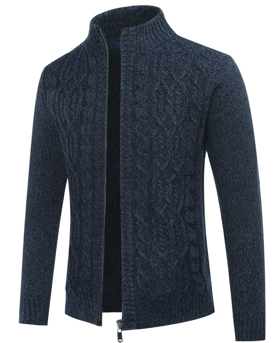Allthemen Cardigan Herren Strickjacke mit Reißverschluss günstig online kaufen