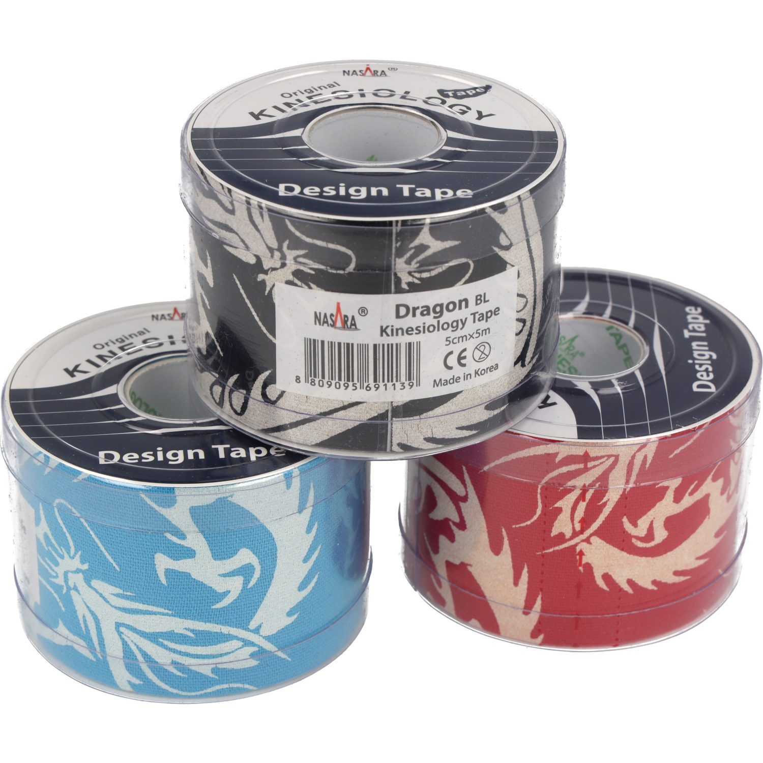 NASARA Kinesiologie-Tape NASARA Kinesio Tape, 5cm x 5m - DRAGON