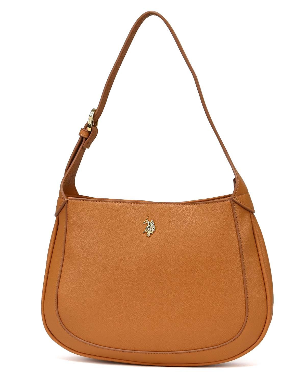Hobo U.S.POLO ASSN. New Jones Hobo Bag PU Beige