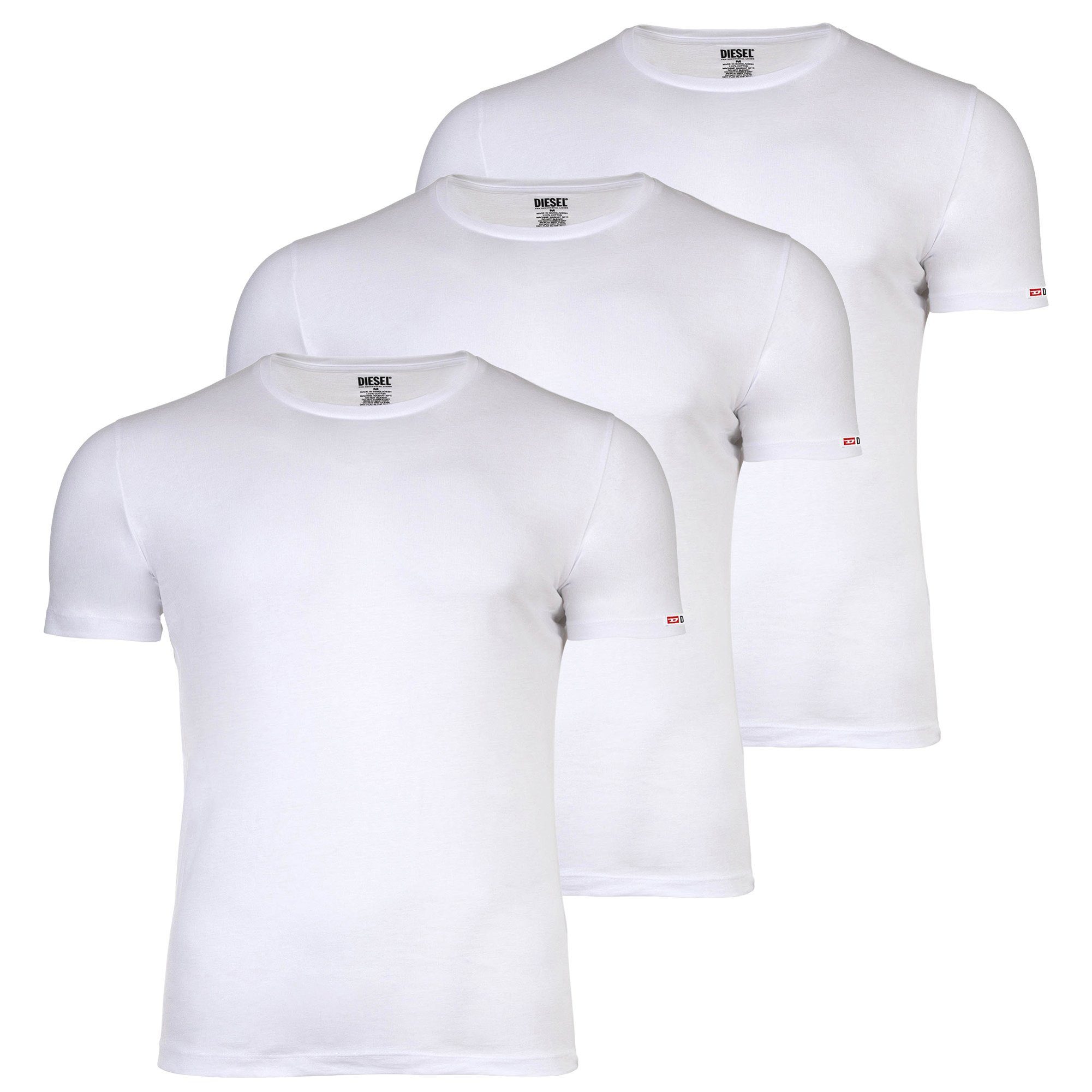 T-Shirt Herren T-Shirt 3er Pack Baumwolle