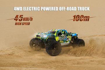Blij´r RC-Monstertruck Blij´r Beast ferngesteuertes RC Auto 45 km/h, 1:18, 2 Akkus, Allrad