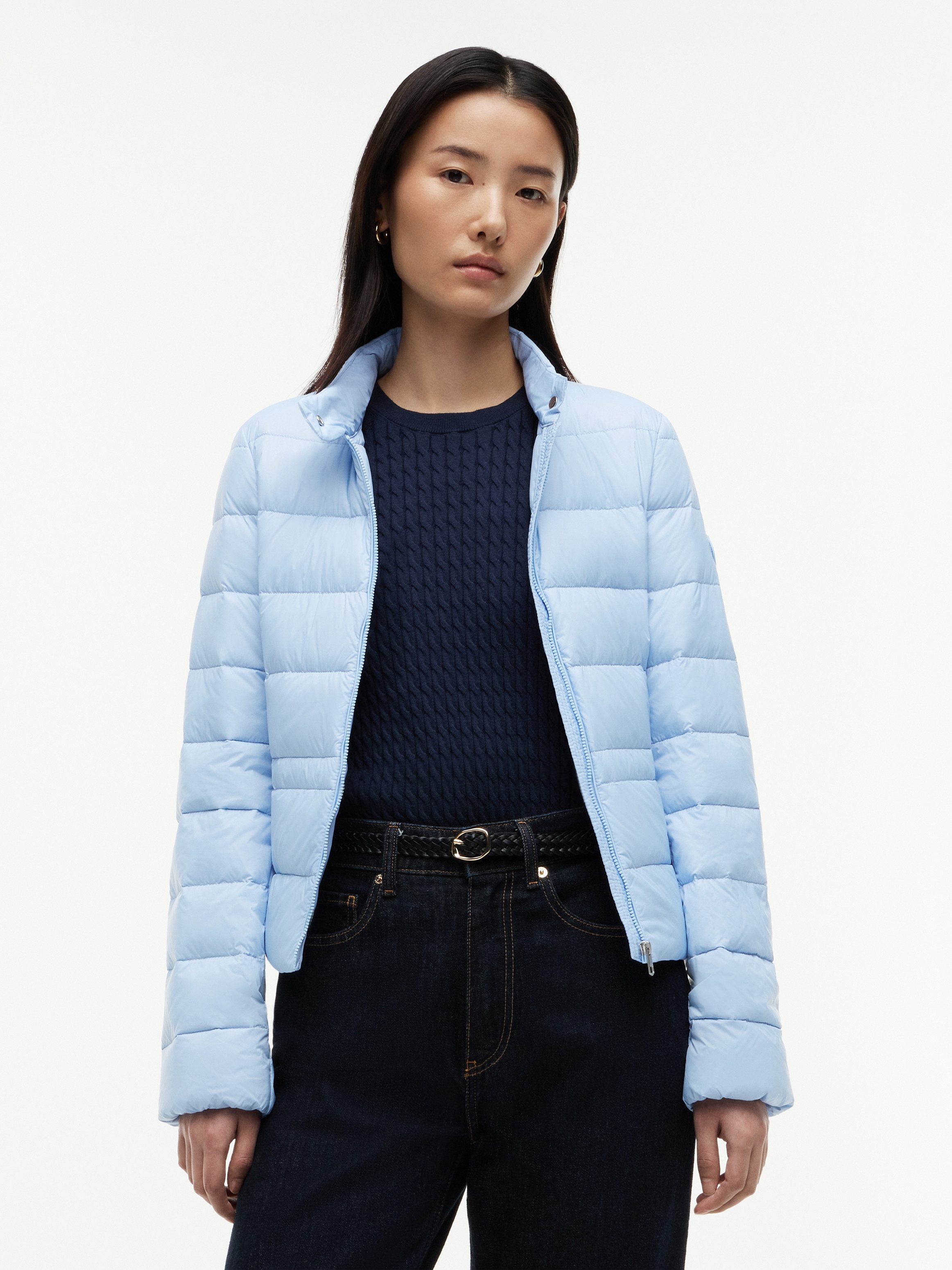 Tommy Hilfiger Daunenjacke LW DOWN PACKABLE JACKET aus pflegeleichter Kunstfaser, leichte Steppqualität