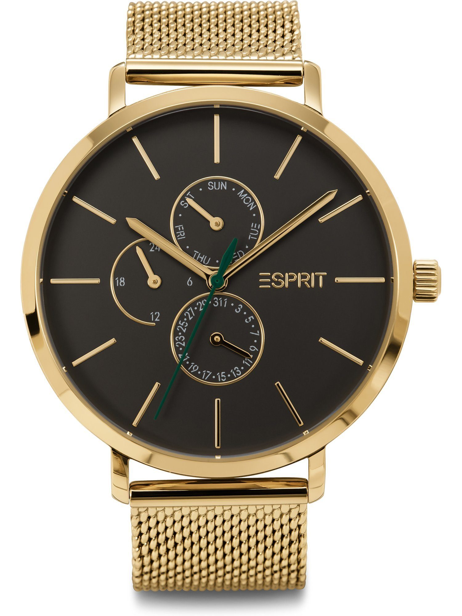 Esprit Quarzuhr ESPRIT Herren-Uhren Analog Quarz, Klassikuhr gelbgold