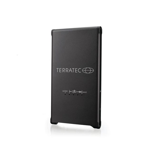 Terratec HA-1 charge Audioverstärker (für Kopfhörer, Ladefunktion 3000mAh, Bass-Boost Modus)
