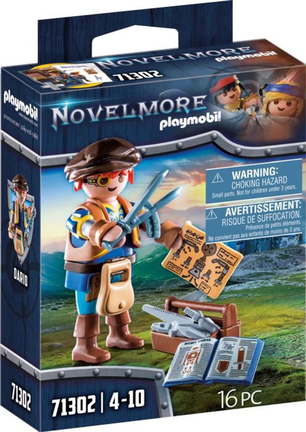 Playmobil® Novelmore Dario mit Werkzeug Konstruktions-Spielset, (Dario mit günstig online kaufen