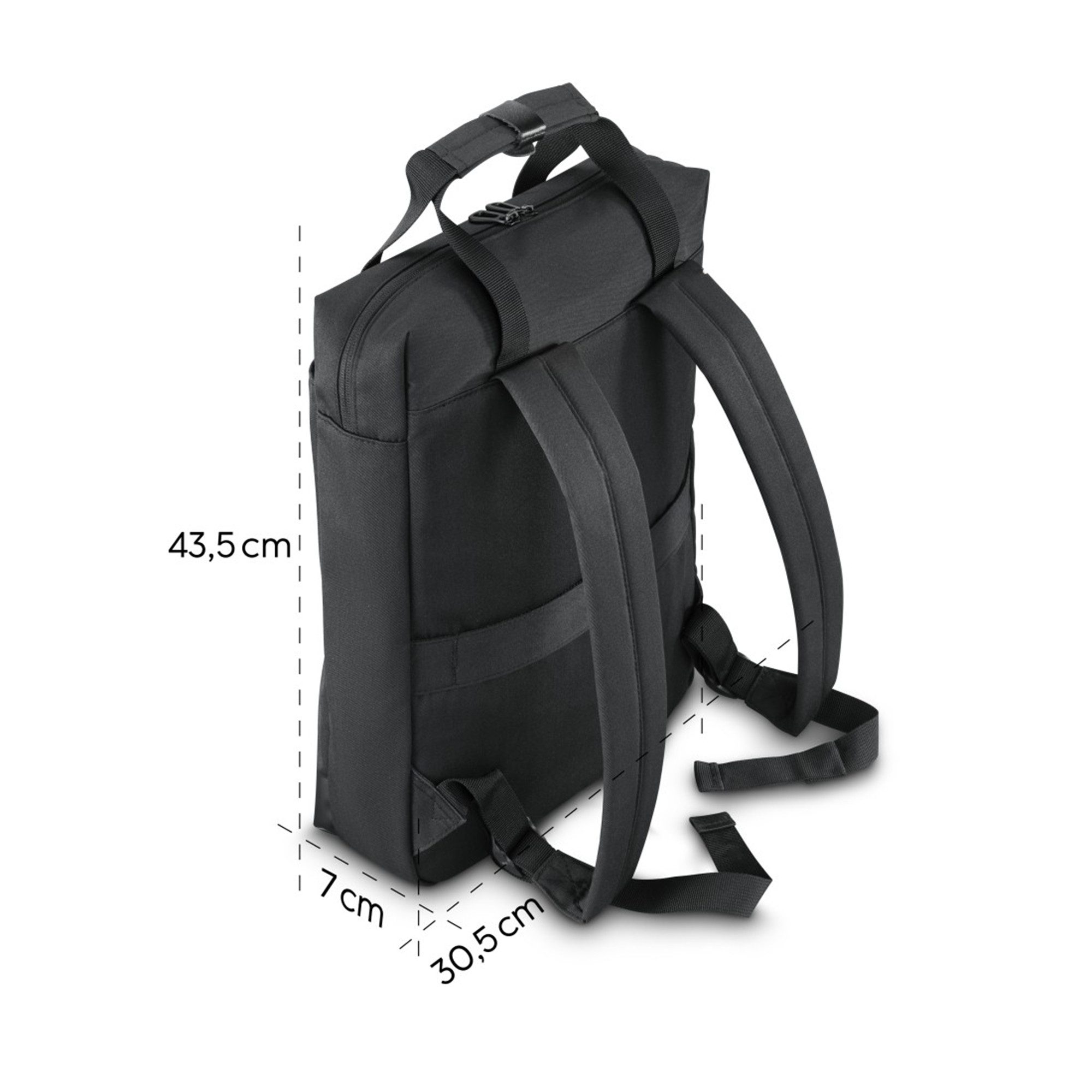 Hama Laptoprucksack Extreme Protect, bis 41 cm (16,2), Schwarz (1-tlg)