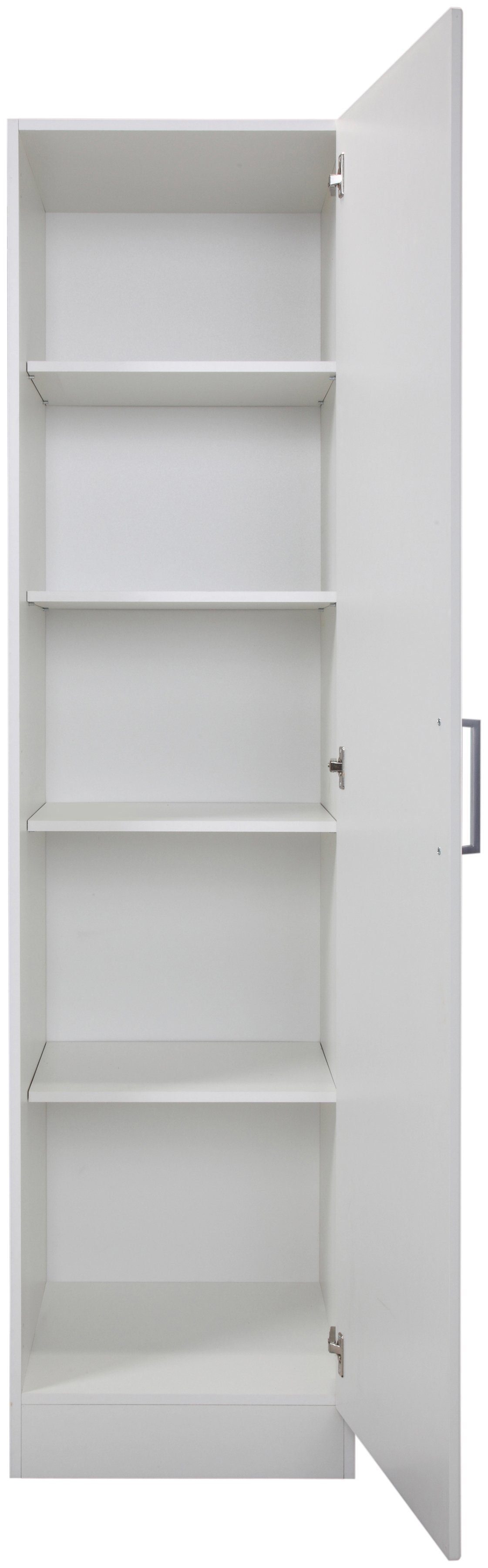 Breite hochwertige MDF-Fronten, cm MÖBEL weiß/weiß Seitenschrank viel 50 cm hoch, HELD 50 cm 200 Stauraum Stockholm, breit,