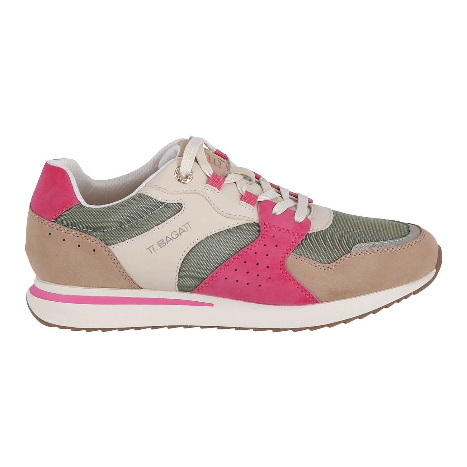 BAGATT ARA D32-ARA03 beige/rosa Damen Sneaker günstig online kaufen