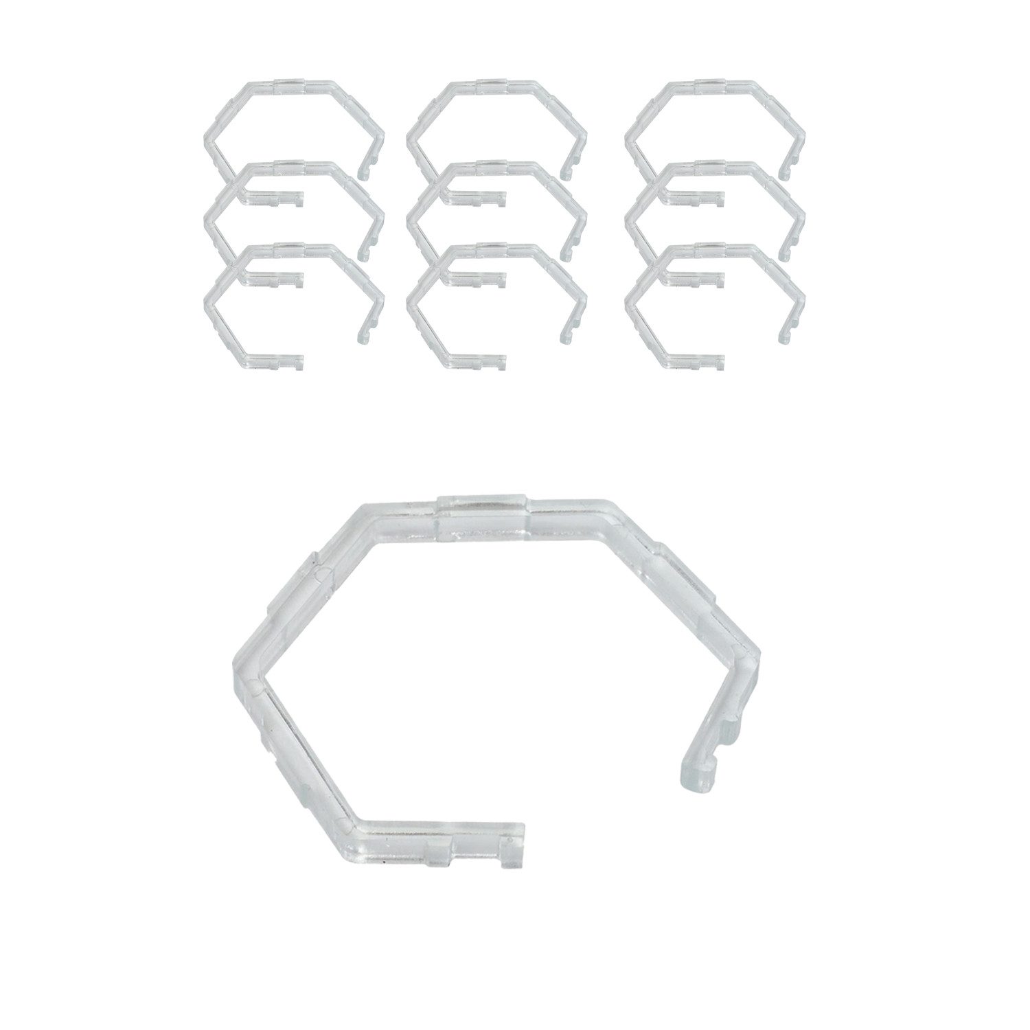 Paulmann Einbauleuchte 10x Paulmann Sprengring für Hexagonal-Einbauleuchten, 10x Paulmann Sprengring für Hexagonal-Einbauleuchten