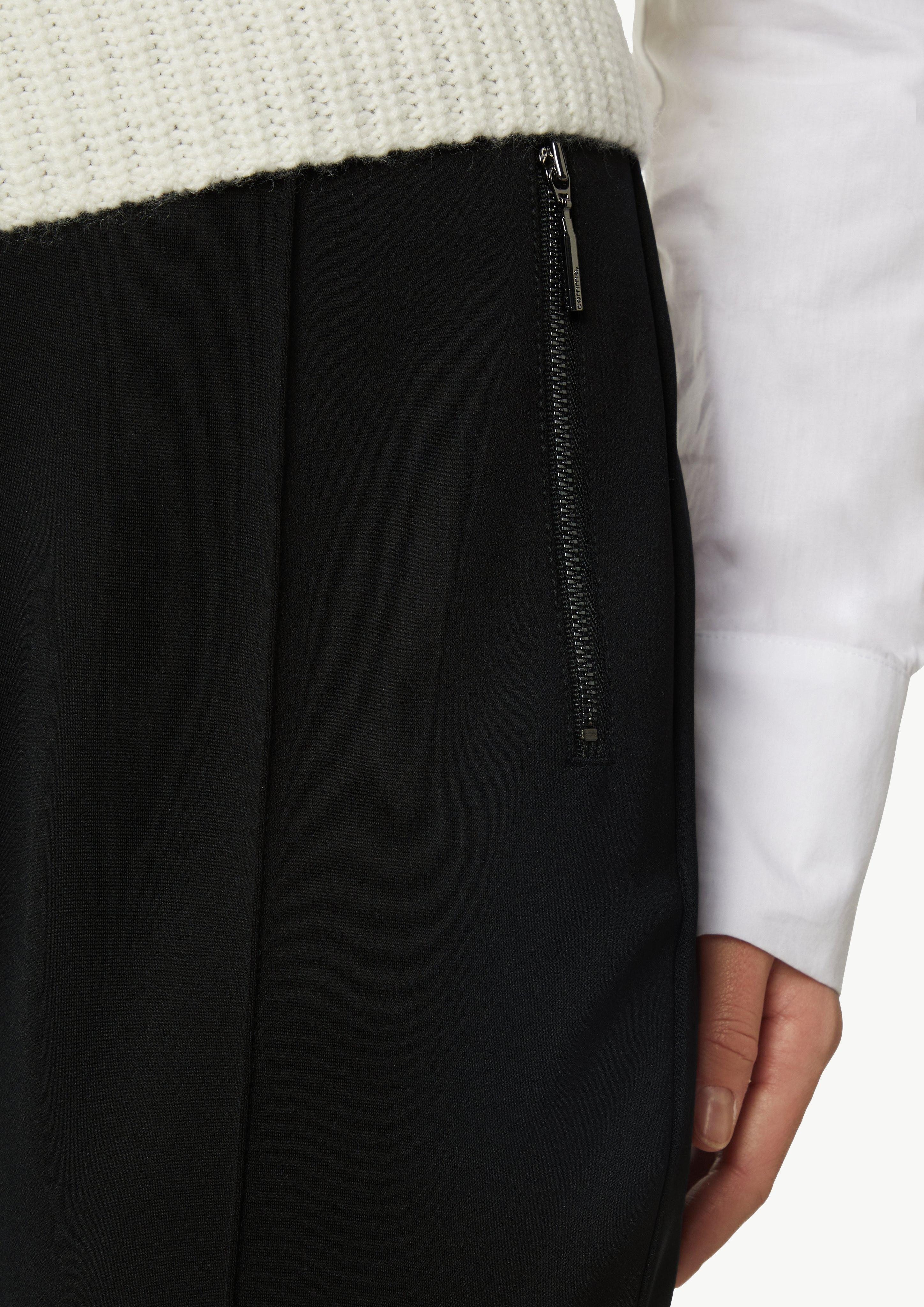 Comma Stoffhose Scuba-Schlupfhose mit Reißverschlusstaschen Gummizug günstig online kaufen