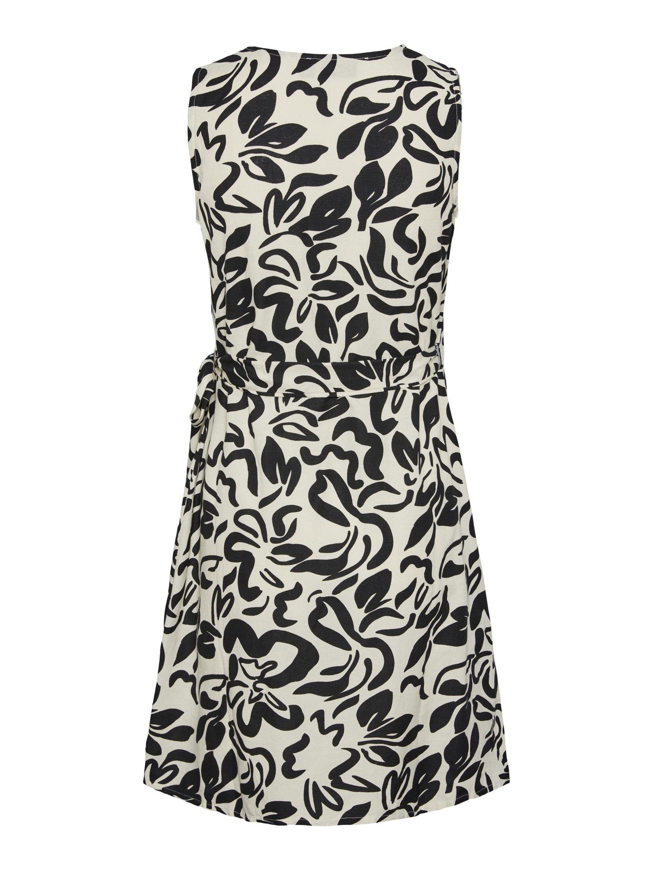 pieces Minikleid Larisa (1-tlg) Wickel-Design