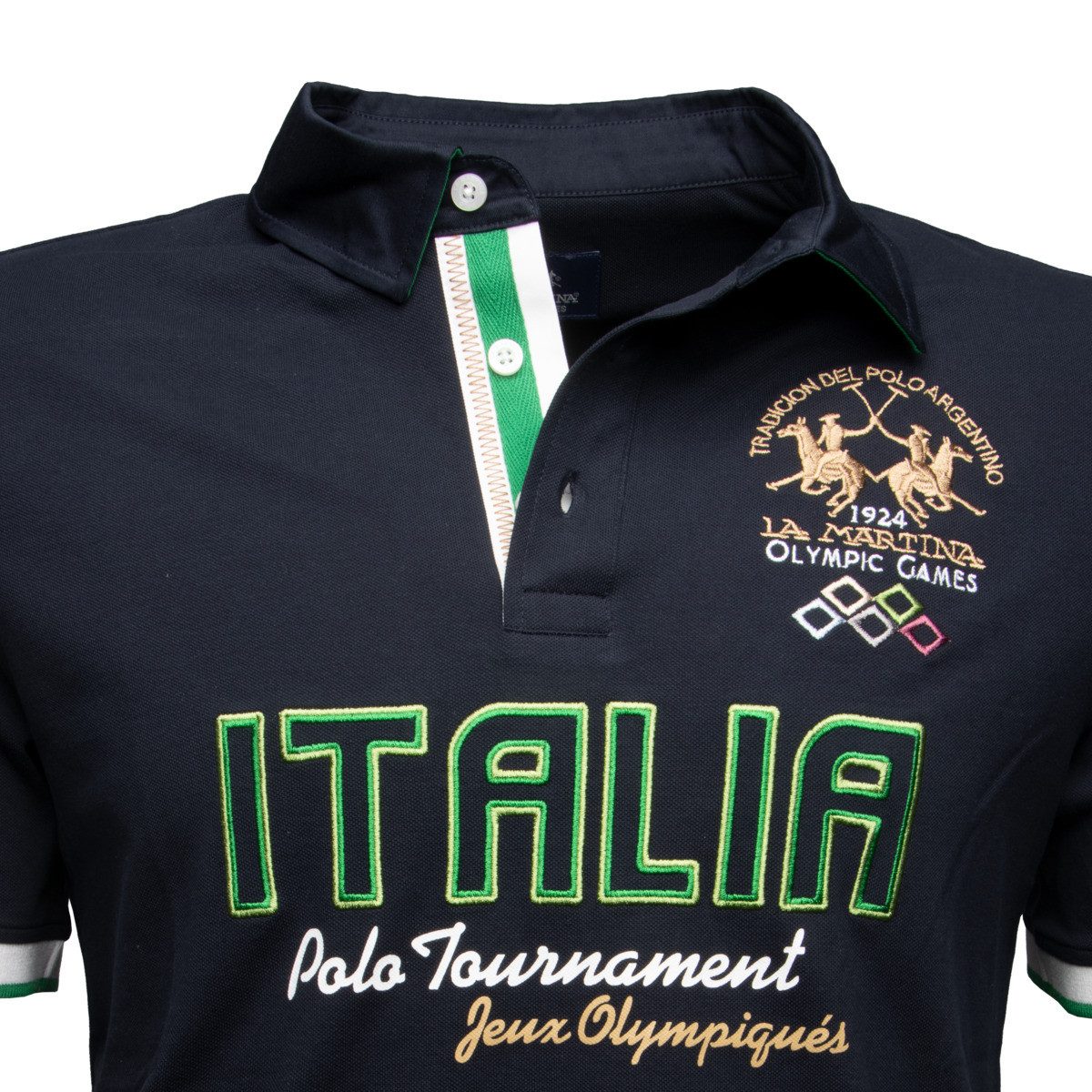 La Martina Poloshirt MAP318 Herren T-Shirt, Shirt, Poloshirt, Polohemd, Sportshirt
