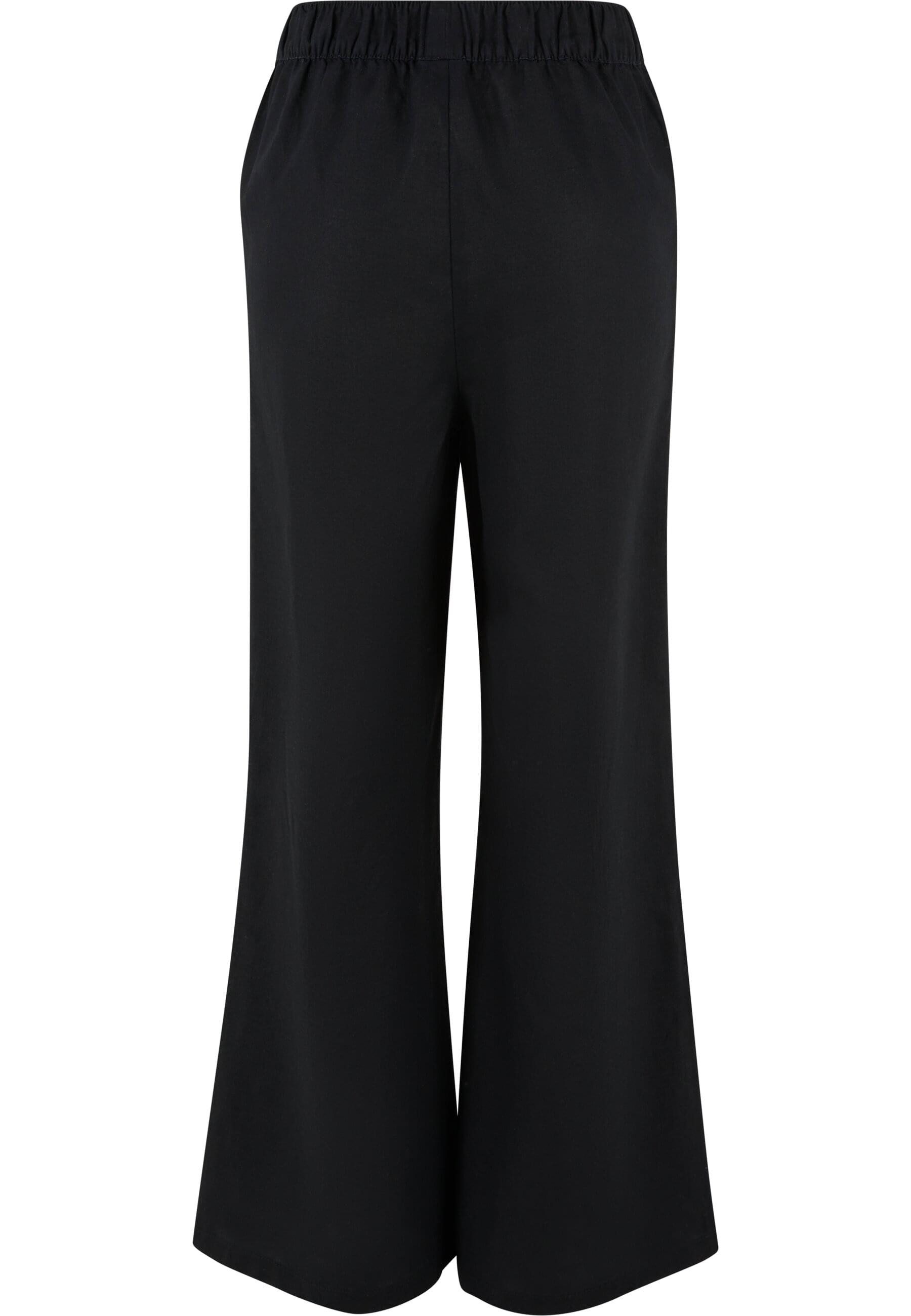 URBAN CLASSICS Stoffhose Urban Classics Damen Ladies Linen Mixed Wide Pants günstig online kaufen