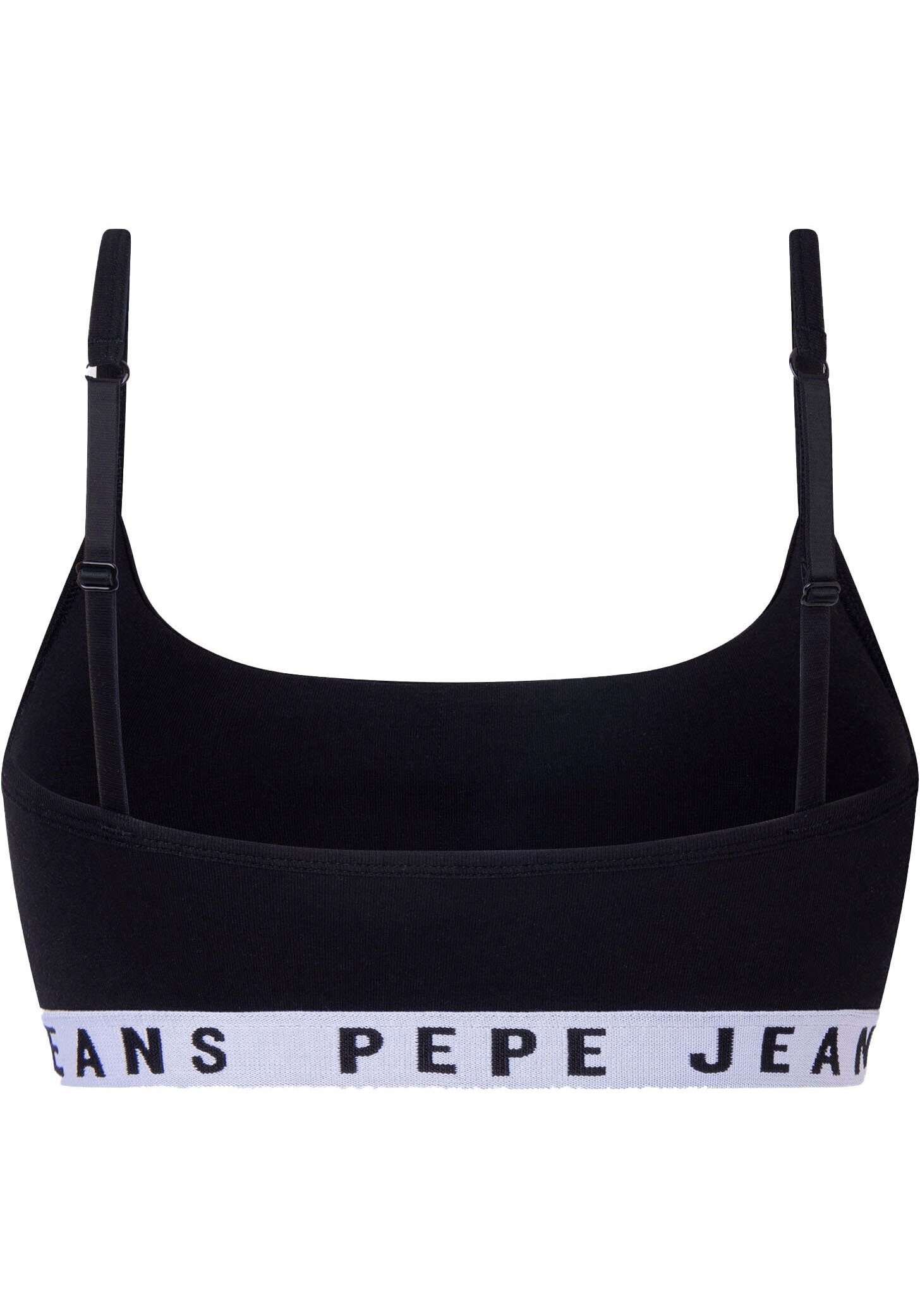 Pepe Jeans Bustier schwarz Logo