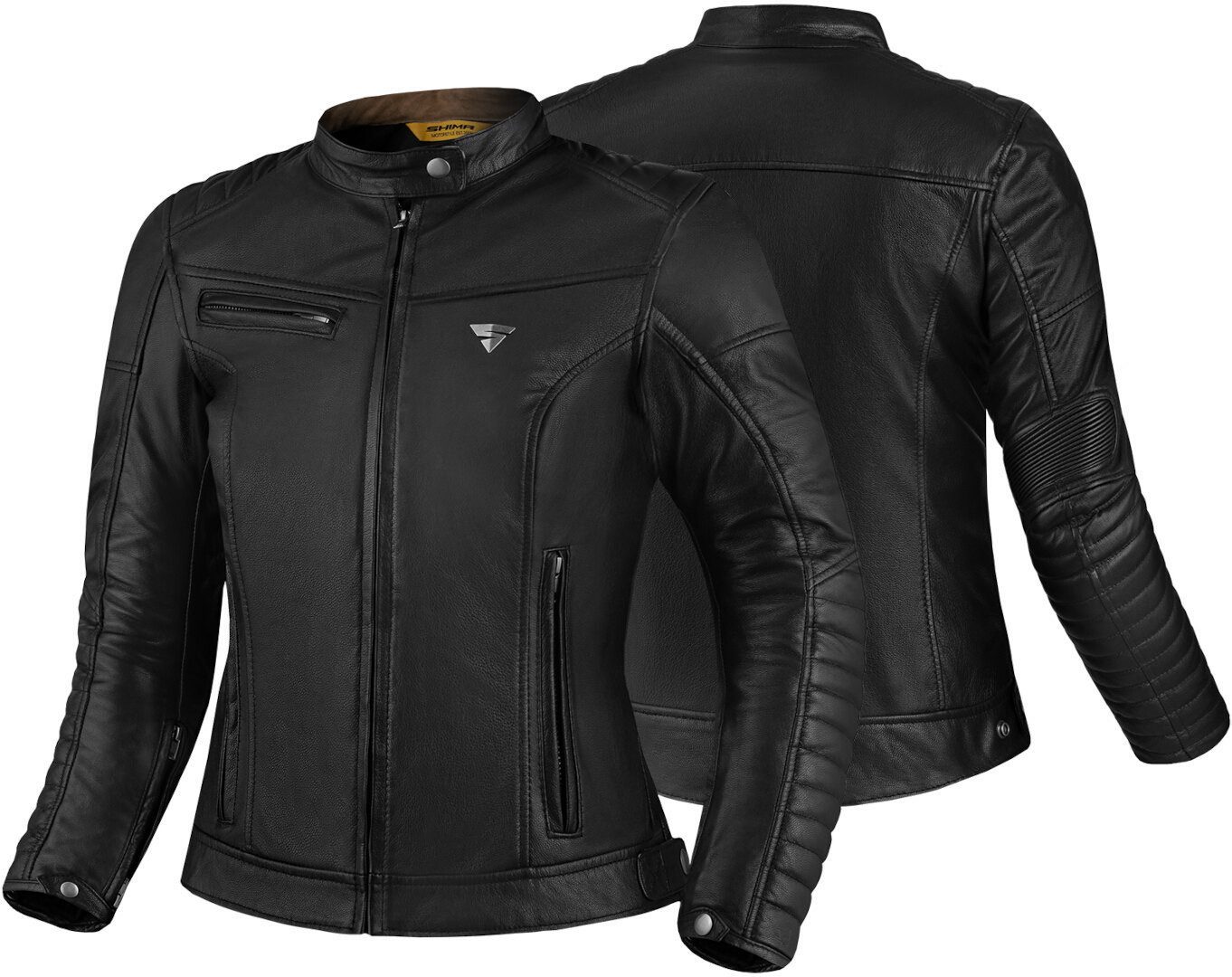 SHIMA Motorradjacke Winchester 2.0 Damen Motorrad Lederjacke Rückenprotektor enthalten