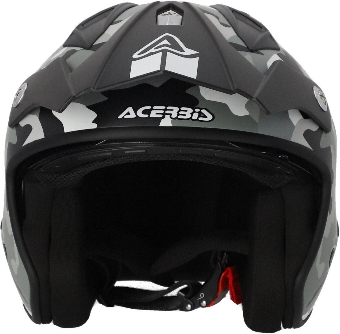 Acerbis Motorradhelm Aria 2023 Camo Jethelm, integriertes Sonnenvisier