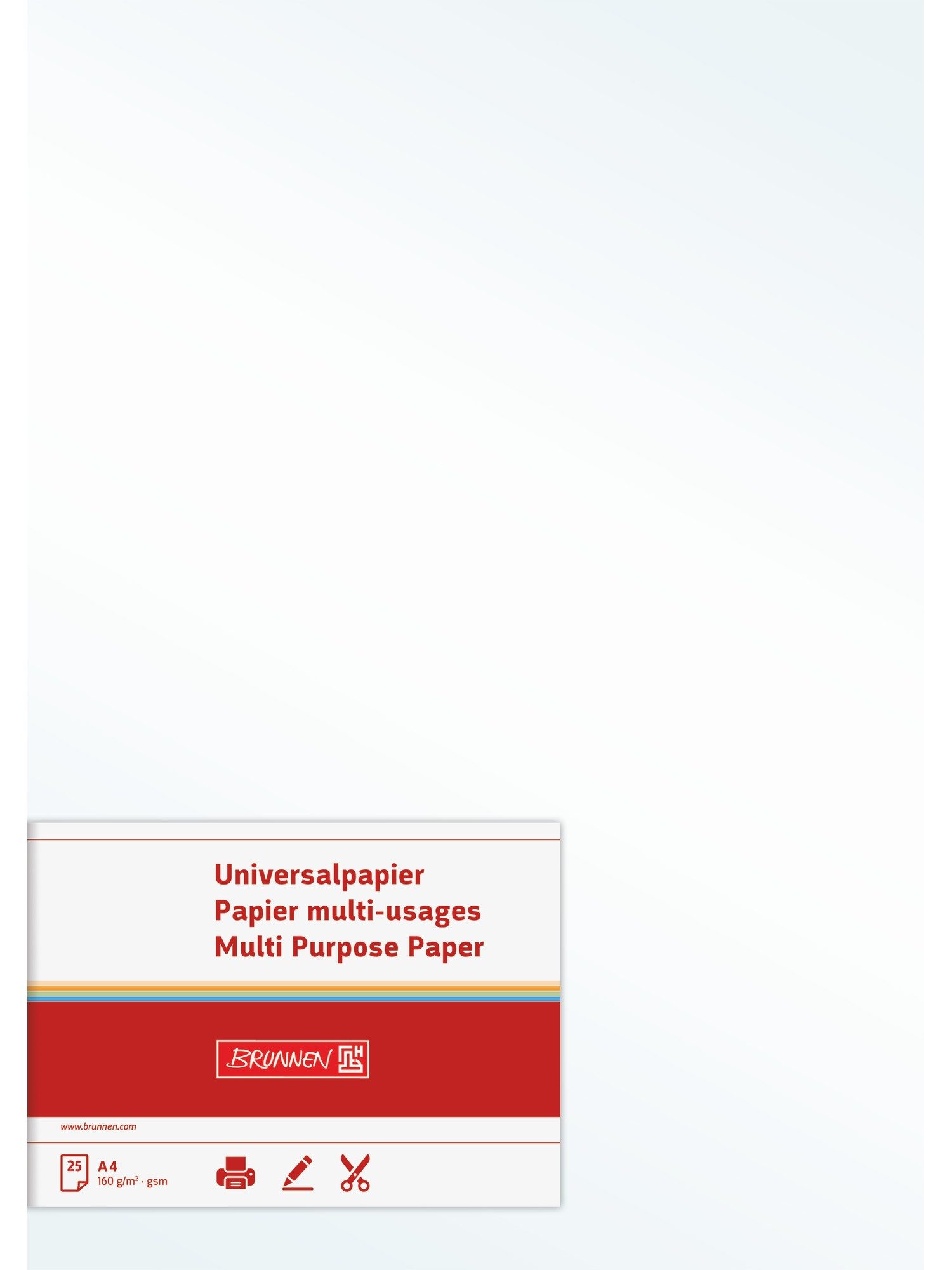 Baier Kindersitz Drucker- und Kopierpapier Universalpapier Multifunktionspapier perlweiß A4 25 Blatt