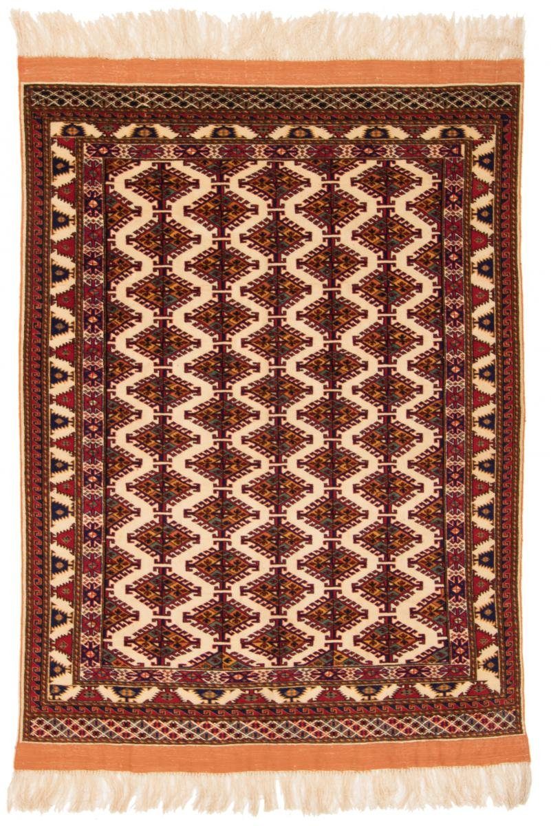 Orientteppich Afghan Mauri Kabul 109x145 Handgeknüpfter Orientteppich, Nain Trading, rechteckig, Höhe: 6 mm