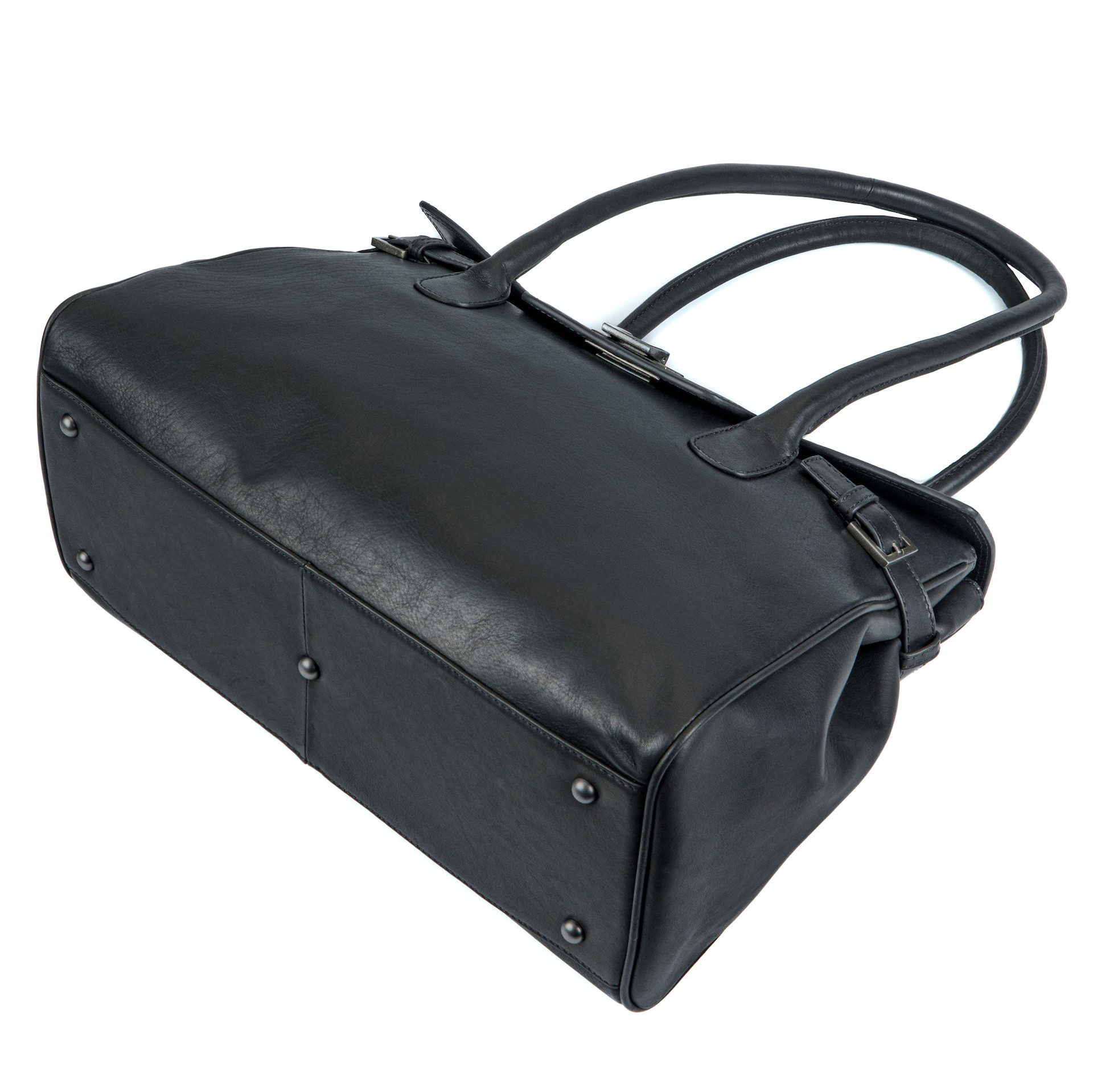 Benthill Henkeltasche Damen Echt Leder Handtasche Schultertasche Vintage Bag Tasche, Reißverschlussfach – Bild 5 von 5