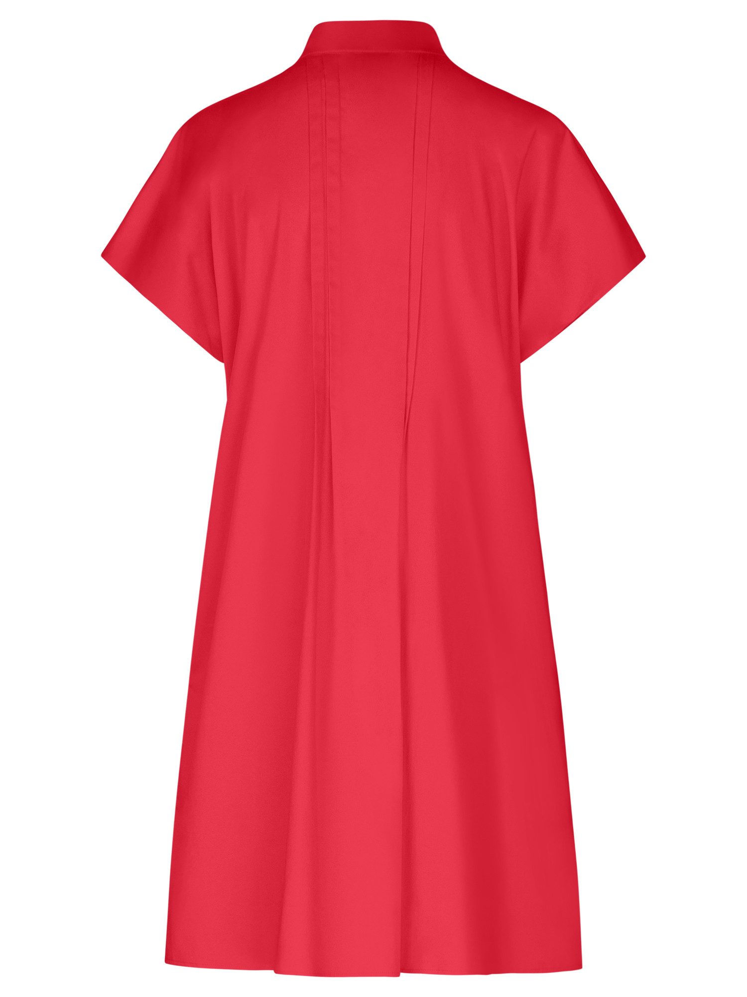 mint & mia Midikleid mit Stehkragen und Falten