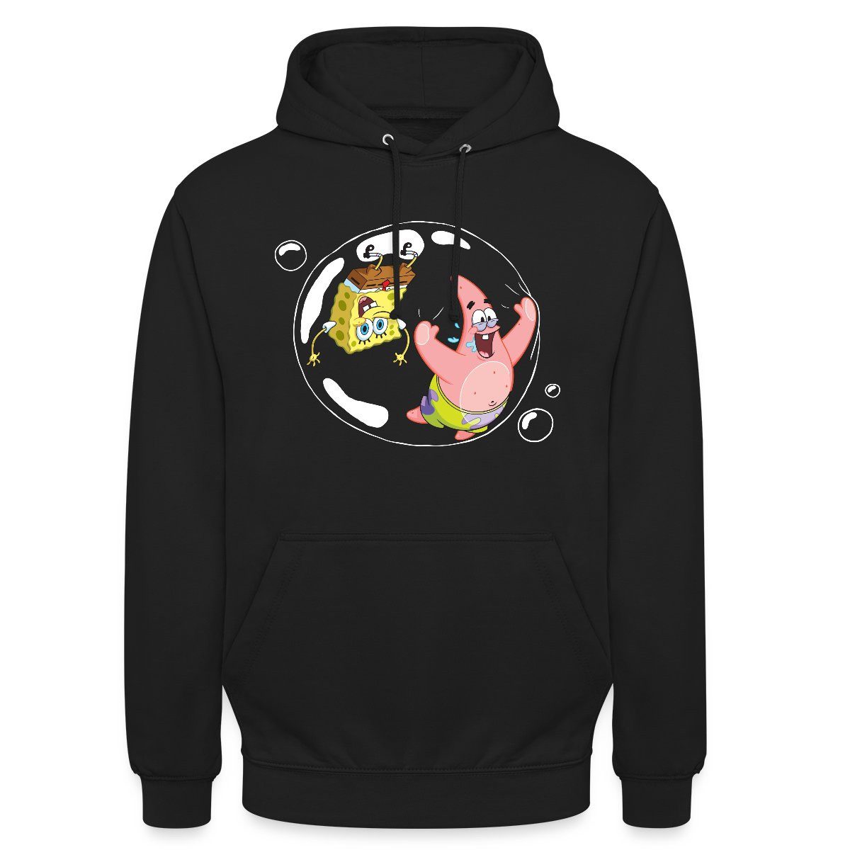 Hoodie Spongebob Schwammkopf Mit Patrick In Einer Blase Unisex Hoodie