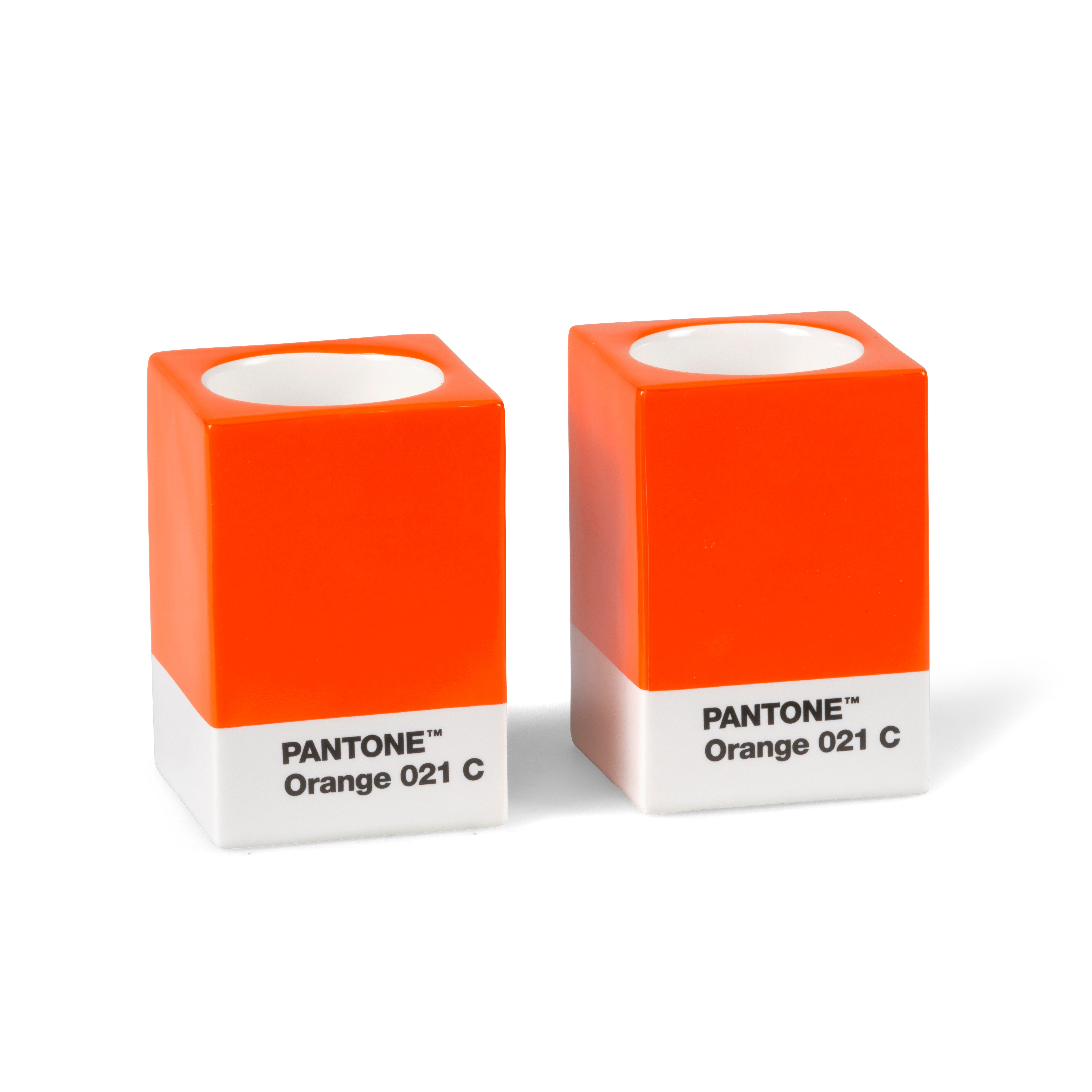 PANTONE Kerzenständer Porzellan, verschiedene Farben und Sets (2 St)